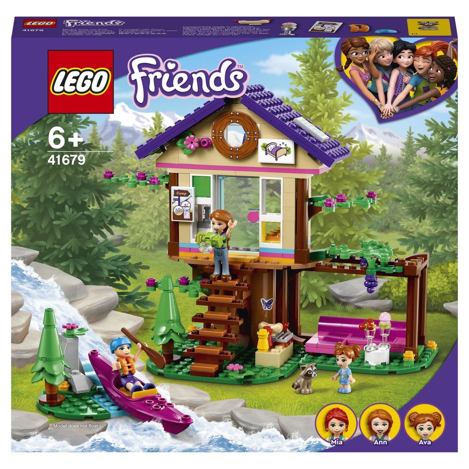 Конструктор LEGO FRIENDS Домик в лесу (41679)