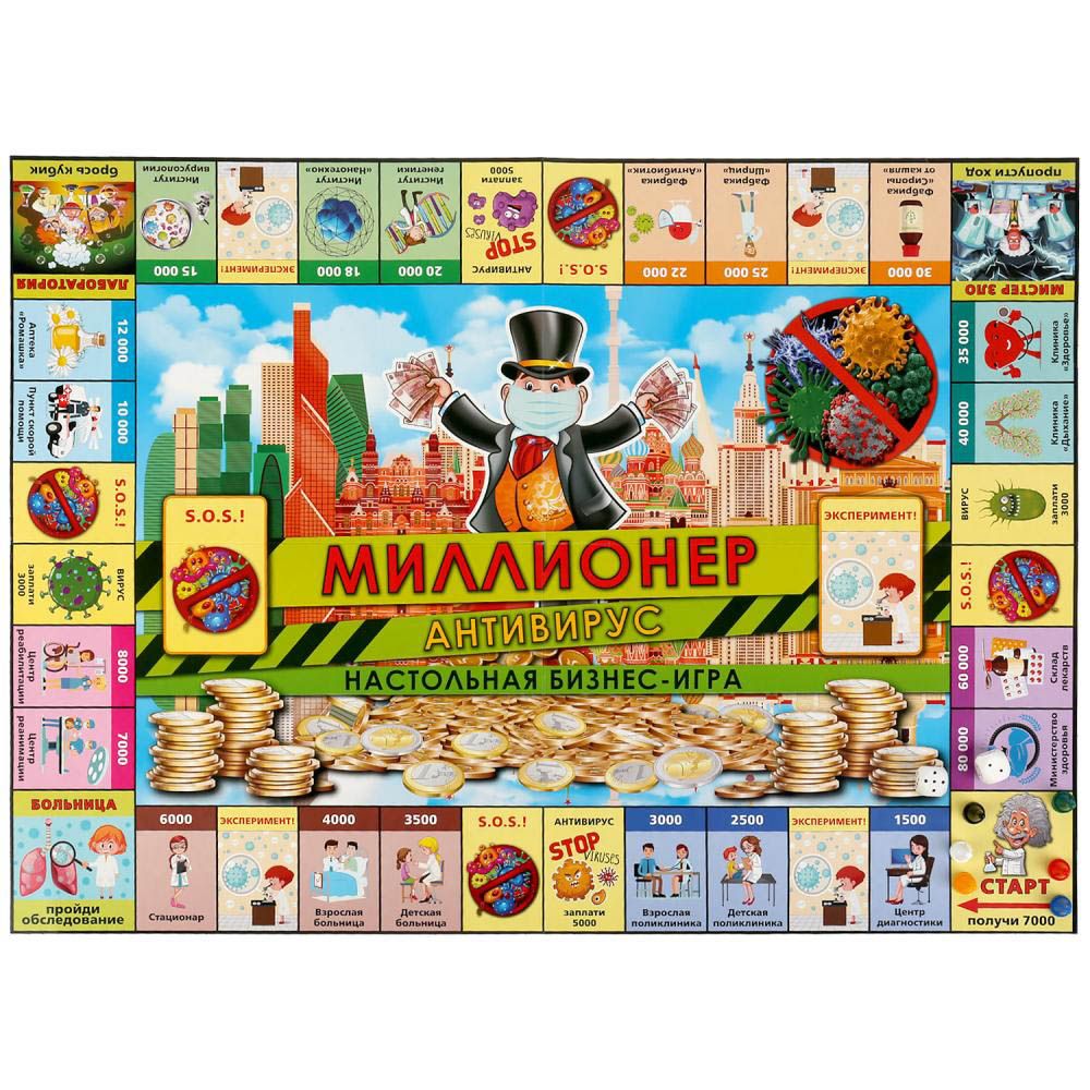 Игра настольная Миллионер Антивирус (23117)